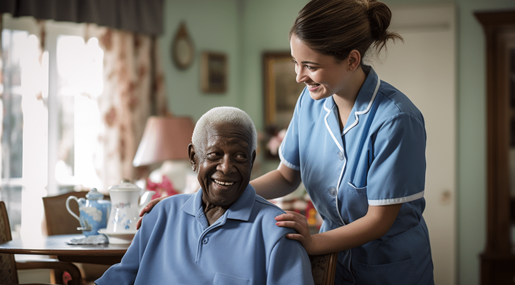 Skilled nursing care can help seniors aging in place safely manage chronic health problems.